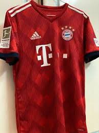 Adidas men's 2018/19 bayern munich home stadium jersey (red/white) cf5433 l. Official Adidas Fc Bayern Munich 2018 19 Home Shirt Jersey Trikot Robben 10 S Ebay