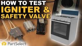 How does the igniter on a gas oven work?