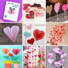 paper heart crafts