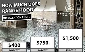 how much to install a range hood