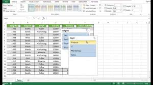 how to create table in excel 2016