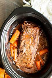 Take the casserole dish from the oven, put the brisket on a carving board and cover with foil to keep warm. Slow Cooker Red Wine Beef Brisket The Magical Slow Cooker