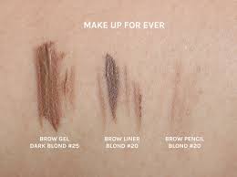 brow liner mascara and pencil