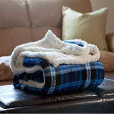 fleece sherpa blanket throw