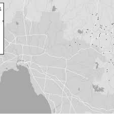 Note that some municipalities include dozens of suburbs and localities — the below list does not include every location within each municipality. Map Of The Greater Melbourne Area Including The Yarra Valley Black Download Scientific Diagram