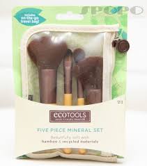 mineral bamboo makeup brush set