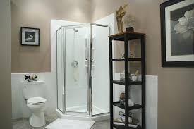 Press it down with heavy items and wait for it to dry. Walk In Shower Remodel By One Day Bath By All County