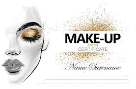 make up artist certificate beauty