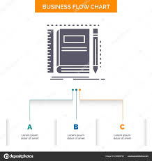 Book Notebook Notepad Pocket Sketching Business Flow Chart