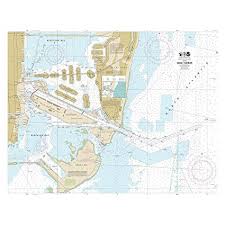 Amazon Com Miami Harbor Florida Nautical Chart Unframed