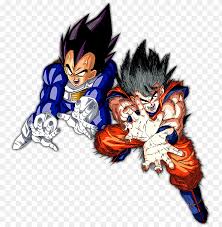 If you need a moment of rest chichi ask for a snack. Oku And Vegeta Saiyan Saga Dragon Ball Z Goku Png Image With Transparent Background Toppng