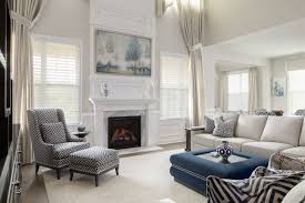 living rooms with stylish fireplace designs