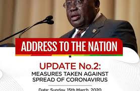 We did not find results for: President Akufo Addo Addresses Nation On Measures Taken By Gov T To Combat The Coronavirus Pandemic Ministry Of Health