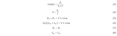 induction motor parameters calculation