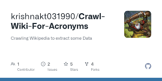 Check spelling or type a new query. Crawl Wiki For Acronyms Wikiwebsite Txt At Master Krishnakt031990 Crawl Wiki For Acronyms Github