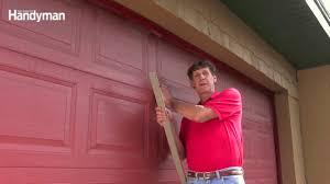 how to weatherstrip a garage door you