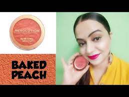 makeup revolution blush baked peach