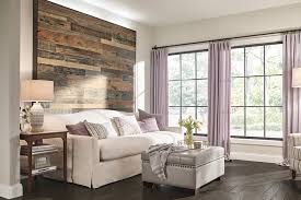 wood feature wall