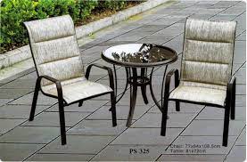 Batyline Mesh Patio Set Ps 325 Zebano