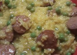 sausage and yellow rice soup recipe by