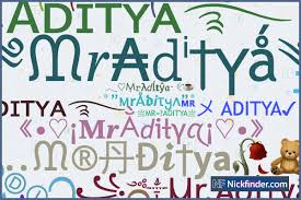 nicknames for mraditya mʀ aᴅɪᴛʏᴀ ツ