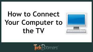 We made a comprehensive cheat sheet on how to connect everything to dvi ports are primarily for connecting your computer to your tv. How To Connect Your Computer To The Tv Youtube