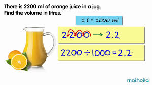 Converting Millilitres To Litres