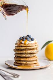 vegan lemon poppyseed pancakes bakerita