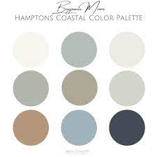 Hamptons Coastal Color Palette Benjamin