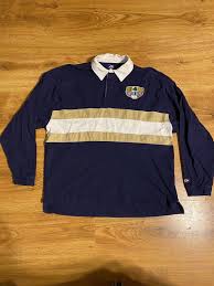 long sleeve rugby shirt size