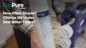 change my under sink water filters