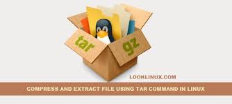 extract file using tar command in linux