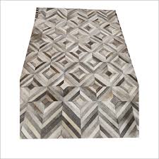 leather geometric pattern handmade