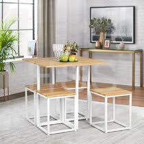 It is made of mdf materials and painted iron pipes, making this set sturdy includes a sturdy oval table and two chairs. Wayfair Small Kitchen Dining Room Sets On Sale You Ll Love In 2021