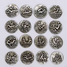 16pcs Set Greek Coin Roman Coins Collection Box Of Wooden