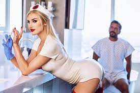 Kenzie Anne - Big Tit Blonde Nurse Fucks At Hospital Patient - Porn00