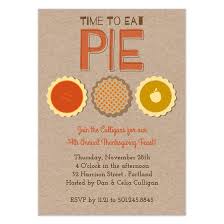 Thanksgiving Pie Invitations Cards On Pingg Com