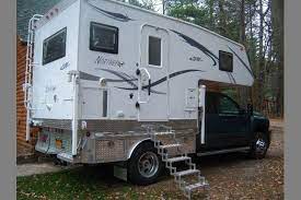 flatbed truck camper truck camper