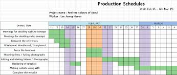 New Production Planning Chart In Excel Exceltemplate Xls
