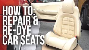 worn leather car seats