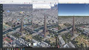 3d buildings render in google earth