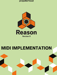Reason 9 Midi Implementation Chart 9 0 En