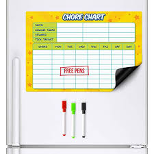 Chore Chart Magnetic Refrigerator Board By Ckb Ltd With Drywipe Marker White Board Pen Magnet Whiteboard Kitchen Home Office Memo Notice Family