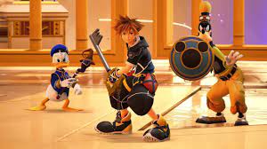 Or maybe sora had to start over from scratch while donald and goofy hit prestige. Kingdom Hearts 3 Sora Donald Goofy Hercules Battle The Mountain Titans Youtube