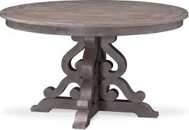 Cosmopolitan gray marble dining table. Charthouse Round Dining Table American Signature Furniture