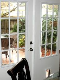 12 Lite French Door With Pet Door