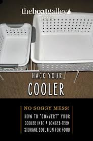 ice box cooler for food storage