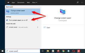 change screen saver in windows 10