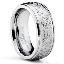 stainless steel wedding bands the