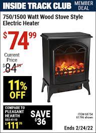 Wood Stove Style Electric Heater